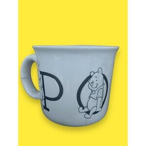 Disney Winnie the Pooh Ceramic Light Marbling Coffee Tea Mug 16 oz Cute New NWT